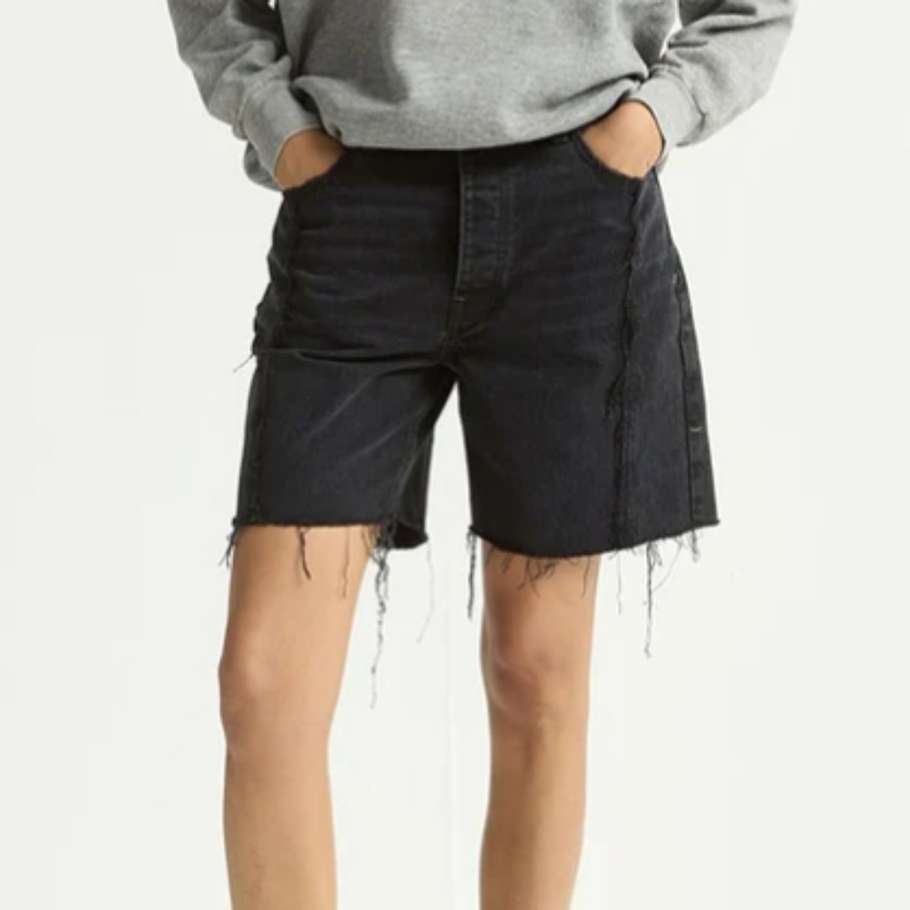 NWT DALA Denim Partner Shorts In Hurricane